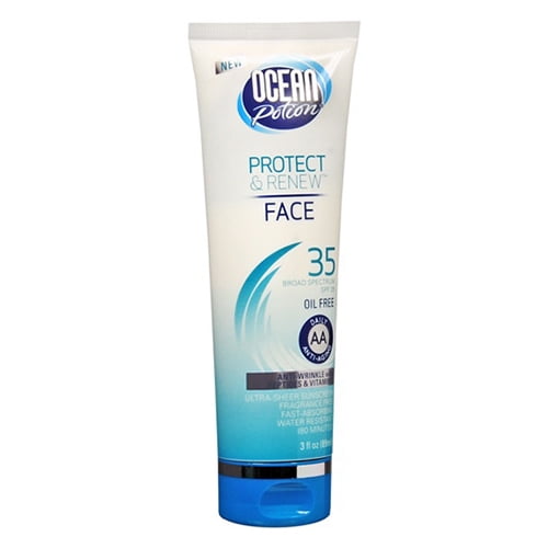 Ocean Potion Suncare Protect And Renew Spf 35 Face AntiAging Sheer