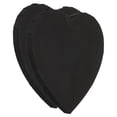 thumbnail image 1 of Unique Bargains 7.9' Heart Canvas Board for Painting, 2 Pcs Blank Panels, Black, 1 of 5