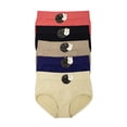 thumbnail image 1 of Paquete de Pantaletas Adda Lingerie Modelo Eva, Estilo corte completo, Colores surtidos, 1 of 5