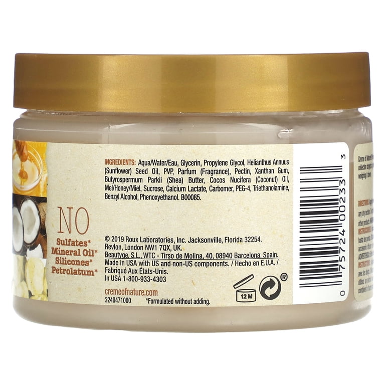 Creme of Nature Pure Honey Twist & Hold Defining Custard 11.5 oz