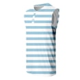 thumbnail image 3 of Tank Tops Men Casual Loose Striped Sleeveless V Neck T Shirts Summer Outings Comfortable Breathable Vests Light Blue M, 3 of 4