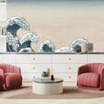thumbnail image 3 of Idea4wall 3pcs Kobe River Japanese Style Stick Wallpaper Removable Wall Murals Large Wall Stickers for Home Decoration, 48"x72", 3 of 5