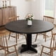 thumbnail image 4 of Yeshouse Mesa de comedor redonda de 47inch para 4 personas, estilo rústico, tapa de madera y base estable, gris, 4 of 7