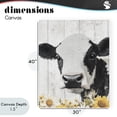 thumbnail image 4 of Stupell Industries Cottage Cow and Sunflowers Canvas Art, 30 x 40, by Christine Simpson Art, 4 of 8