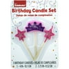 Way to Celebrate Princess Stick Birthday Candles, 3-Pack