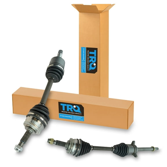 TRQ New Complete Front CV Axle Shaft Assembly Pair Set 2pc for 02-06 Altima 2.5L CSA82525