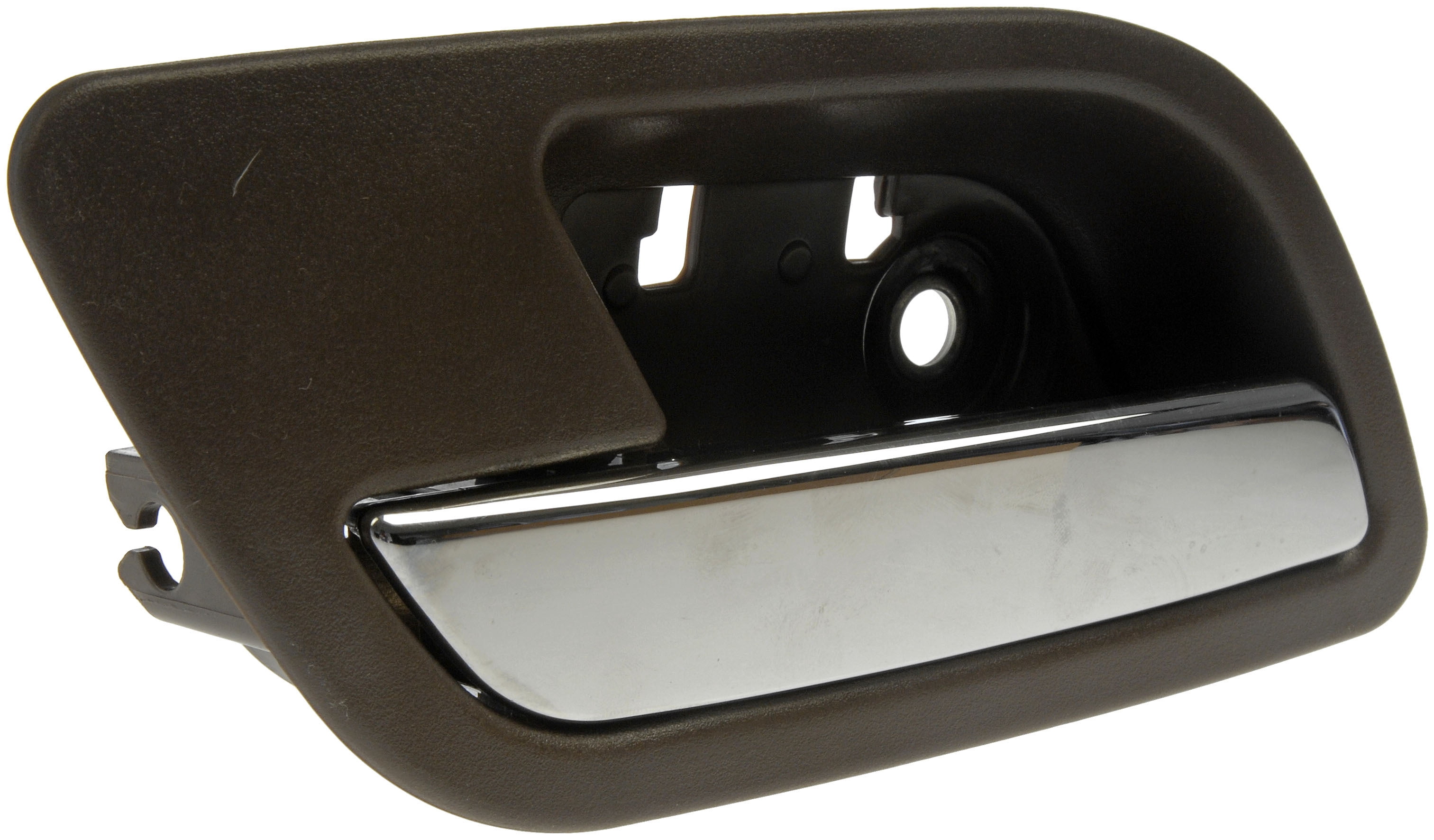 Dorman 81194 Rear Driver Side Interior Door Handle for Specific Cadillac / Chevrolet / GMC Models, Chrome Lever; Brown Housing