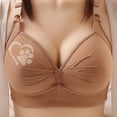 thumbnail image 2 of Diufon Wireless Comfortable Bra for Women Everyday Plus Size V Neck Full Coverage Bras Soft Breathable Bralettes, 2 of 7