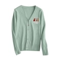 thumbnail image 4 of COM1950s Chandails pour Femmes, Cardigan Tricoté de Printemps pour Femmes, Chandail à Manches Longues, Cardigan Oversize Plus, Cardigan pour Femmes, Chandails Cardigan pour Femmes Grande Taille, Longs Cardigans pour Femmes, 4 of 7