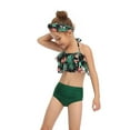 thumbnail image 4 of Maillots de Bain Assortis pour Famille, Bikini Floral avec Feuilles pour Femmes et Garçons, 4 of 6