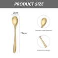 thumbnail image 2 of Spoon, Coffee Stirrers, Stainless Steel Coffee Spoons, Ice Cream Spoon, Cocktail Stirring Spoons, Tea Spoons, Set of 12golden, 2 of 5