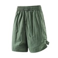 thumbnail image 6 of Cargo Shorts for Men Pack of 9 Summer Gym Shorts for Men Loose Elastic Waist Drawstring Cargo Shorts with Pocket Lightweight Casual Sports Shorts Green-a L, 6 of 7
