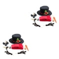 thumbnail image 1 of Bearachild Kit de decoración de muñeco de nieve de Navidad para hacer sombrero, bufanda, nariz, ojos, boca y otros accesorios de decoración para fiesta Type1 NO1 Bearachild CBP106105, 1 of 5