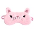 thumbnail image 1 of Coofit Sleep Mask Cute Plush Cartoon Animal Eye Cover Sleeping Eye Mask Blindfold, 1 of 9