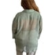 thumbnail image 4 of SAYOO Blusa femenina, solapa, botón de manga larga, blusa transparente para mujeres SAYOO moda, 4 of 8