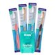 thumbnail image 1 of Cepillo de dientes Quantum Euro-Tech suave, paquete de 4 con hilo dental, 1 of 9