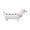 White, variant on JHIALG Cartoon Dachshund Toothbrush Ceramic Dog Electric Toothbrush Holders,Cute Dachshund-Shaped Brush Rack Tooth