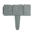 thumbnail image 3 of Garden Landscape Edging Borders No Dig,Lawn Edging for Landscaping,Plastic Fencing Lawn Border,Imitation Stone Fence,Plastic Fencing Lawn Border,Plastic Border Edging Garden Grass Fence Wall,20PCS, 3 of 7