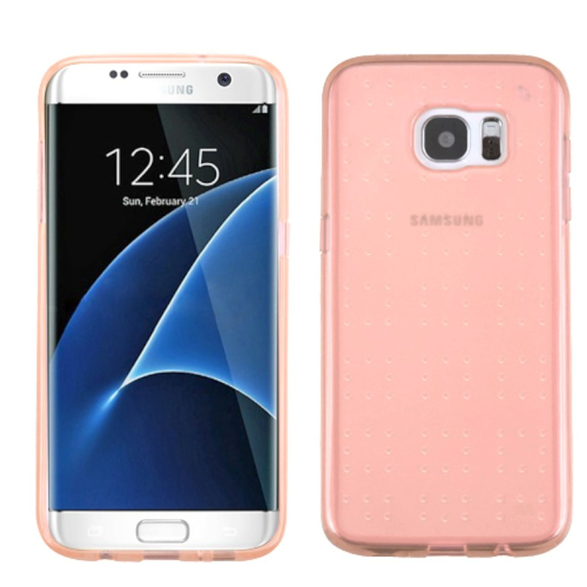 cap Verwant ik ben slaperig Insten Gel Case for Samsung Galaxy S7 Edge - Rose Gold - Walmart.com