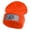 Orange, variant on Anime Ninja Headband Embroidered 12" Long Knitted Beanie - Black OSFM