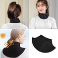 thumbnail image 2 of Yokua Zippered Neck Scarf Insert for Women Sun Protection Striped False Collar Shawl, 2 of 15