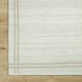 thumbnail image 7 of Mark&Day Wool Rugs, 6x9 Janmichael Solid and Border Ivory Area Rug, Beige Tan Carpet for Living Room, Bedroom or Kitchen (6' x 9'), 7 of 7