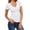w93# White869, variant on Wuxian Women Shirts Fashionable Classic Half Sleeve Slim Fit Casual Solid Color T Shirt Cozy Breathable Top Stretchy Workout Athletic Trendy Basic Summer Tees Undershirts Trendy Clothes,Black,L
