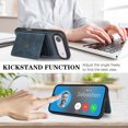 thumbnail image 6 of ELEHOLD Case for iPhone 17 Air, Magnetic Wallet Phone Case with Card Slots, Wireless Charging Compatible,Blue, 6 of 6