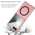 thumbnail image 2 of ELEHOLD Slim Magnetic Case for Samsung Galaxy Z Flip 7 Magnetic Mag-Safe Compatible Non-Slip Anti-Scratch Anti-Fingerprint Shockproof Lightweight Case for Galaxy Z Flip 7,Pink, 2 of 7