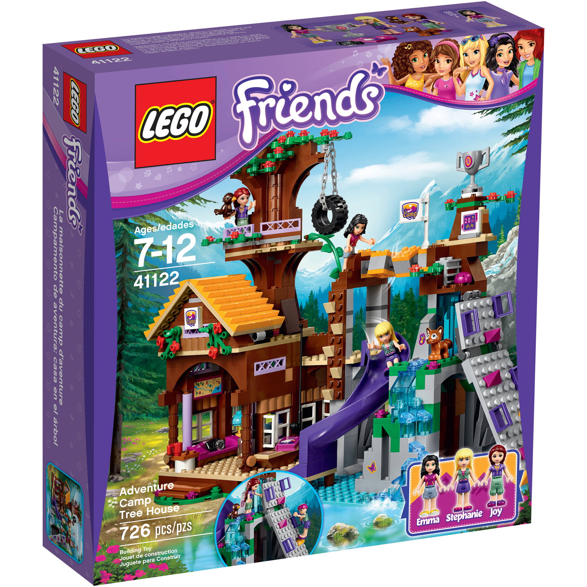 LEGO Friends Adventure Camp Tree House, 41122 - Walmart ...