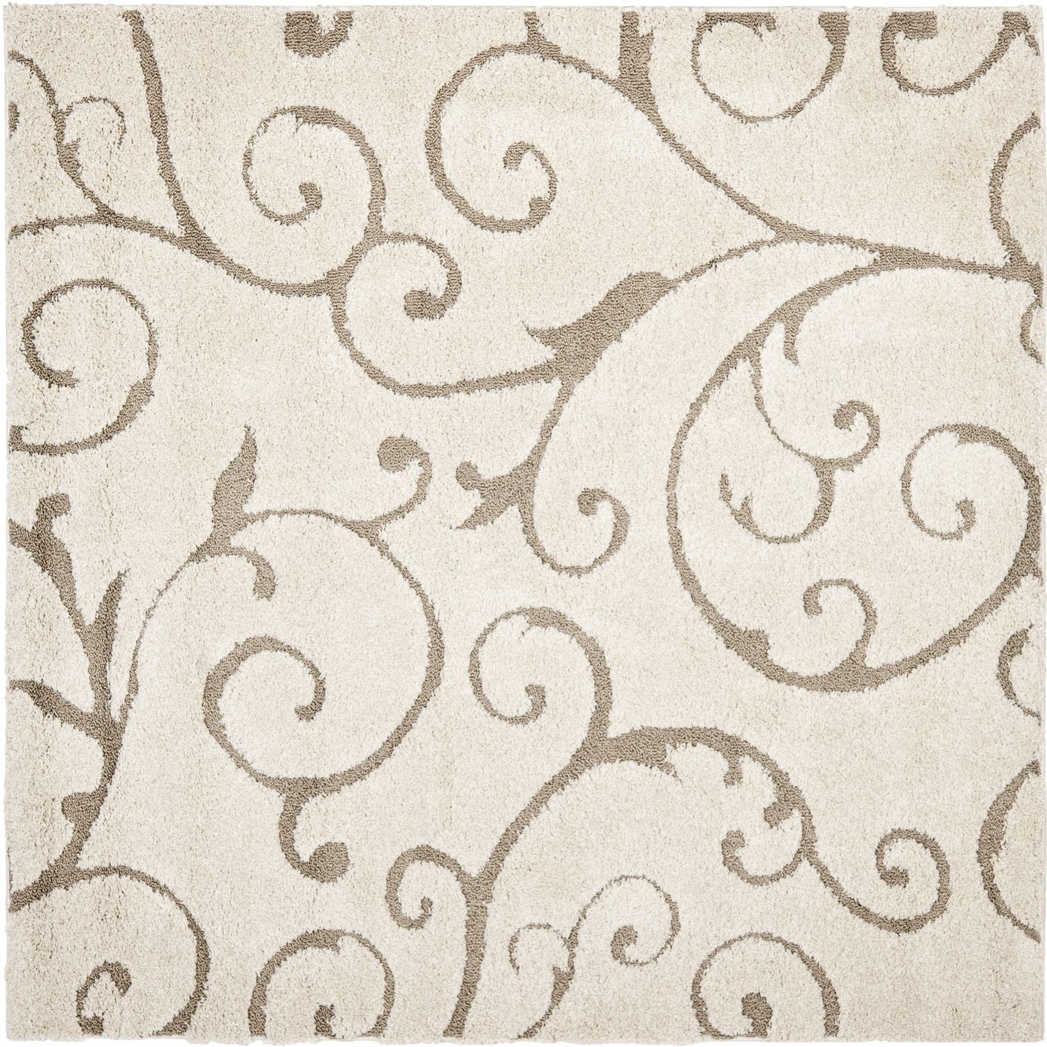 SAFAVIEH Florida Douglas Floral Vines Shag Area Rug