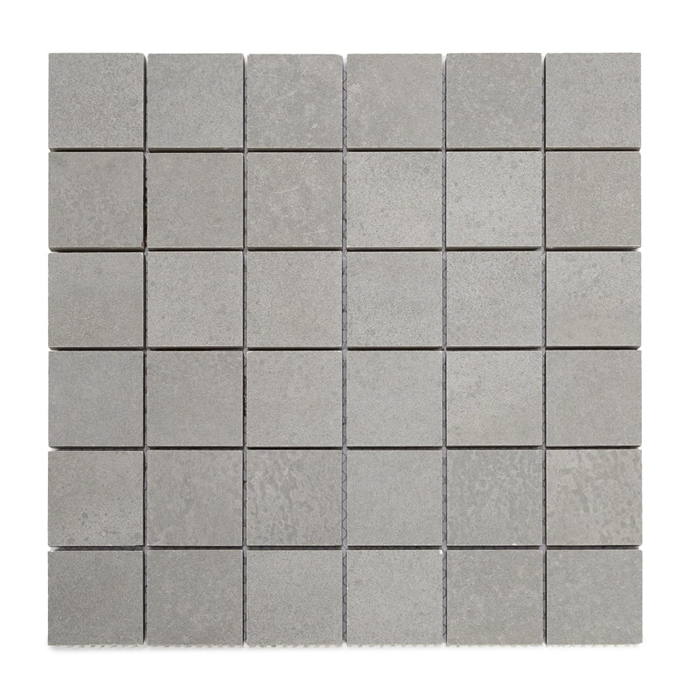 The Tile Life Element Concrete Gray Matte Porcelain Mosaic Floor & Wall Tile, 12 x 12 in, 1-Piece