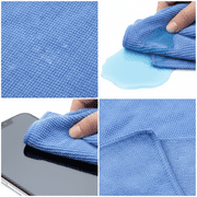 Mcsher 6 Pack Microfiber Cleaning Cloths 6x7 Inch for Eyeglasses Lens Screen VR Headset