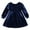 Royal Blue, variant on IWEMEK Little Girls Dress Casual Trendy Winter Mini Shiny Birthday Party Dresses Princess Warm Velvet Clothing 3-4T