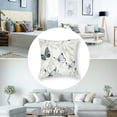 thumbnail image 5 of nygtbtfer Blue Grey Pillow Covers  Set of 2 Decorative Daisy Flower Throw Pillow Cover for Couch Modern Pillow Case for Patio Living Room Cushion Bed Outdoor Farmhouse Home Decor White, 5 of 7