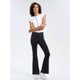 thumbnail image 4 of Leggings de Yoga de Mezclilla Ajustados con Bolsillos y Cintura Alta para Mujer Gris Oscuro M, 4 of 8