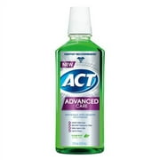 Act Advanced Care Plaque Guard Anti-Gingivitis Mouthwash, Clean Mint - 18 Oz