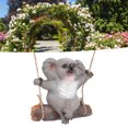 thumbnail image 4 of Koala Sculpture Ornements, Résine Synthétique Résistant aux Intempéries Sculpture d'Animal de Dessin Animé Largement Utilisée pour Pelouse pour Jardin, 4 of 8