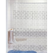 J & M Home Fashions Print Shower Curtain Graphics