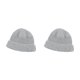 thumbnail image 1 of Qarigey Gorras Otoño Invierno Gorros de melón de punto Sombreros de protección Jersey Hip Hop Sombreros Regalos al aire libre Esquí gris claro gris claro 2piezas Qarigey CBP267607, 1 of 5