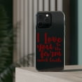 thumbnail image 3 of DistinctInk Clear Case for Apple iPhone 15 Pro MAX (6.7" Screen) - I Love You To The Farm And Back, 3 of 9