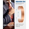 thumbnail image 3 of Wollet Copper Magnetic Bracelets Blanks for Men Women– Adjustable Copper Jewelry Set of 2, 3 of 8
