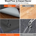 thumbnail image 6 of Limerenc Office Chair Mat for Hardwood Floor, Non-Slip Desk Computer Rolling Chair Mat, Dark Gray, 6 of 6