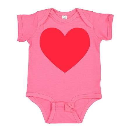 

Inktastic Valentine s Day Red Heart Gift Baby Boy or Baby Girl Bodysuit