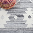 thumbnail image 6 of SAFAVIEH Kilim Trochez Geometric Area Rug, Grey/Ivory, 4' x 6', 6 of 8
