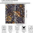 thumbnail image 2 of Indian Boho Curtains, Mandala Design Colorful Boho Floral Paisley Curtains, Bedroom Living Room Blackout Decorative Curtains, 2 Panel Set, 42X84x2 Inch., 2 of 6