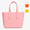 Blush Pink, variant on EVA Tote Bag for Women Lightweight Rubber Beach Travel Handbag