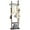 Brown, variant on Clothing Rack for Hanging Clothes, White Freestanding Clothes Rack Heavy Duty, Small Hanging Rack Hall Tree, Very Sturdy Coat Rack Stand White