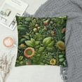 thumbnail image 2 of COMIO Spring Pillow Covers, Black Sage Green Flower Decor Farmhouse Throw Pillows Spring Vintage Botanical Print Floral Decorations Pillowcase Outdoor Cushion Case for Couch Sofa, 2 of 5