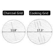 Ktaxon Portable Steel Charcoal Grill BBQ Grill Spherical Design Black